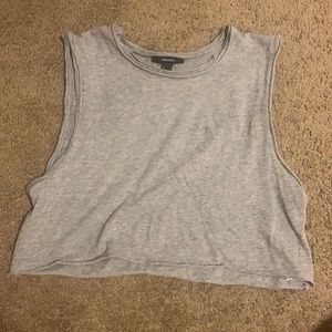 Forever 21 Grey muscle tank